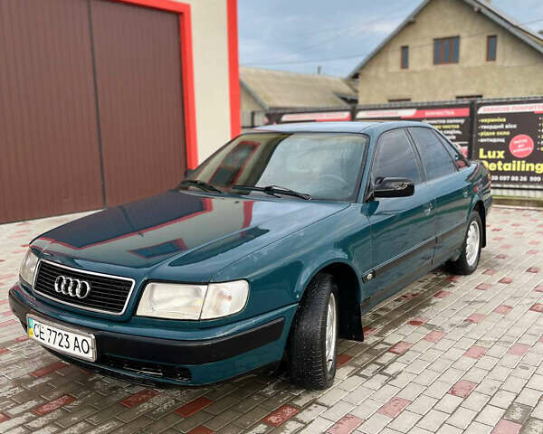 Зеленый Ауди 100, объемом двигателя 2.3 л и пробегом 388 тыс. км за 2999 $, фото 1 на Automoto.ua