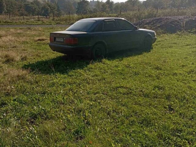 Зеленый Ауди 100, объемом двигателя 2 л и пробегом 500 тыс. км за 2200 $, фото 1 на Automoto.ua