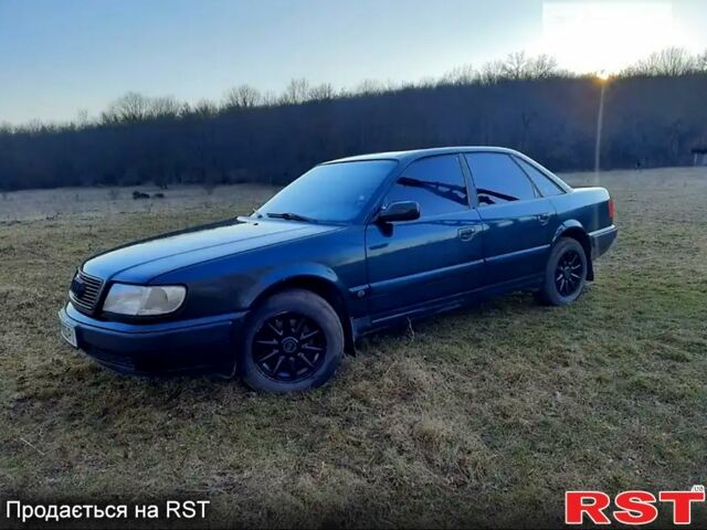 Зеленый Ауди 100, объемом двигателя 2.8 л и пробегом 370 тыс. км за 3100 $, фото 1 на Automoto.ua