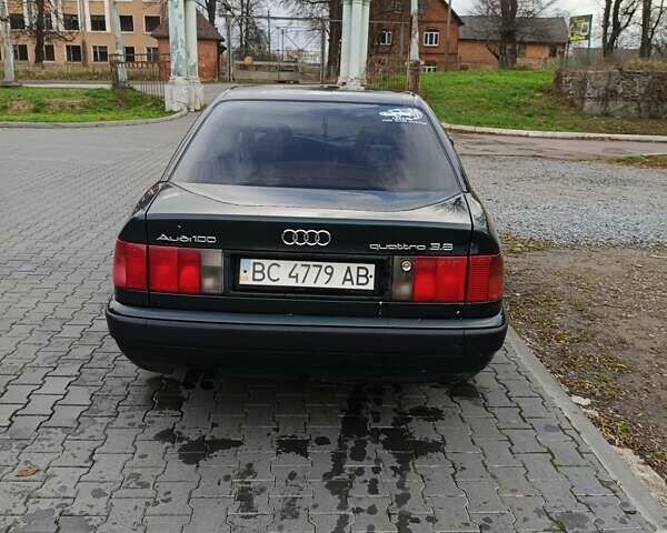 Зеленый Ауди 100, объемом двигателя 2.77 л и пробегом 500 тыс. км за 2400 $, фото 1 на Automoto.ua
