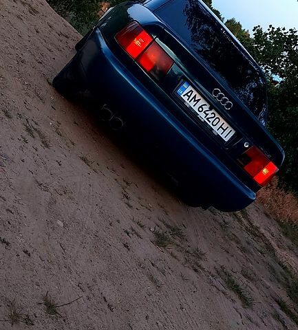 Зеленый Ауди 100, объемом двигателя 2.6 л и пробегом 454 тыс. км за 2900 $, фото 1 на Automoto.ua