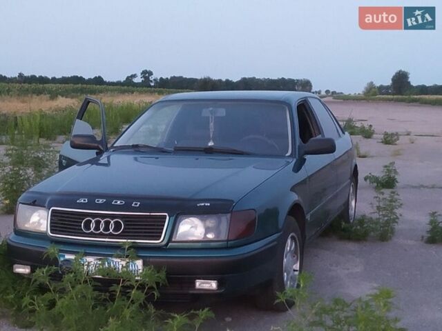 Зеленый Ауди 100, объемом двигателя 2.3 л и пробегом 450 тыс. км за 2600 $, фото 1 на Automoto.ua