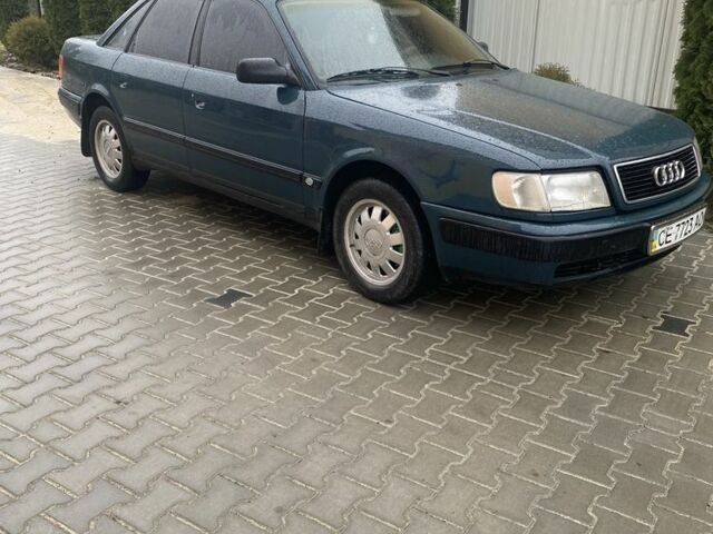 Зеленый Ауди 100, объемом двигателя 2.3 л и пробегом 388 тыс. км за 2200 $, фото 1 на Automoto.ua