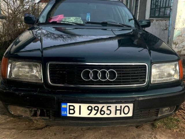 Зеленый Ауди 100, объемом двигателя 2.3 л и пробегом 200 тыс. км за 1300 $, фото 1 на Automoto.ua