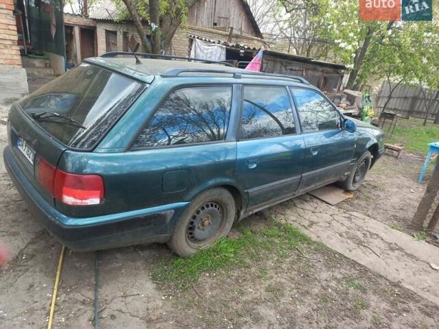 Зеленый Ауди 100, объемом двигателя 2.6 л и пробегом 100 тыс. км за 1000 $, фото 1 на Automoto.ua