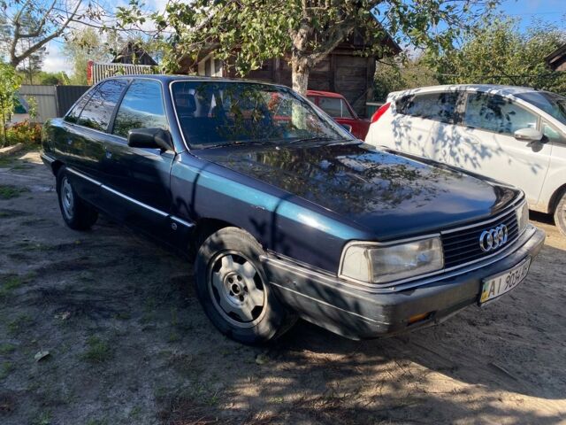Синий Ауди 200, объемом двигателя 2 л и пробегом 377 тыс. км за 1900 $, фото 1 на Automoto.ua