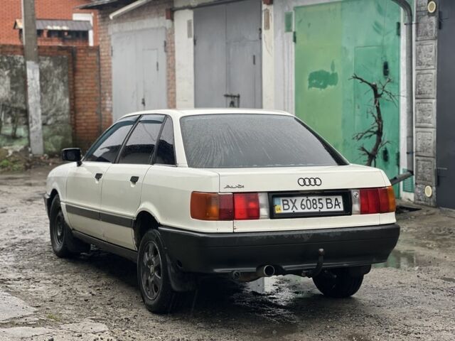 Білий Ауді 80, об'ємом двигуна 1.8 л та пробігом 243 тис. км за 950 $, фото 1 на Automoto.ua