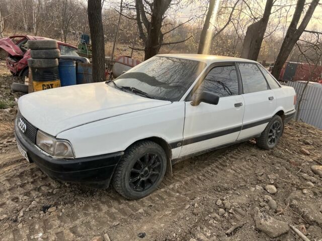 Білий Ауді 80, об'ємом двигуна 1.6 л та пробігом 296 тис. км за 501 $, фото 1 на Automoto.ua