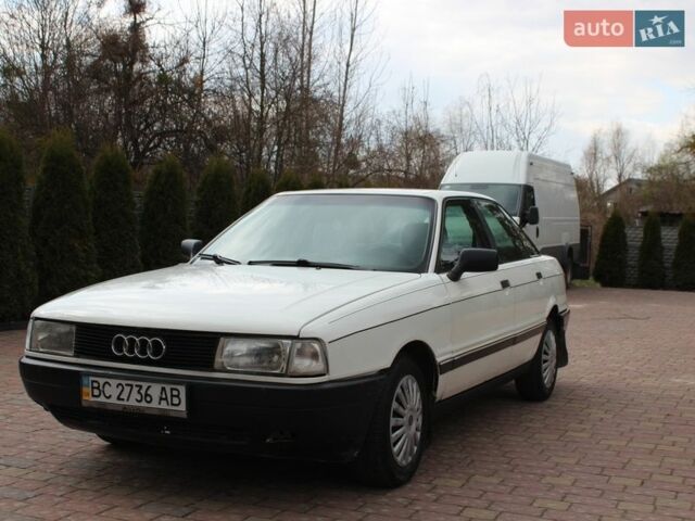 Белый Ауди 80, объемом двигателя 1.76 л и пробегом 302 тыс. км за 1450 $, фото 1 на Automoto.ua