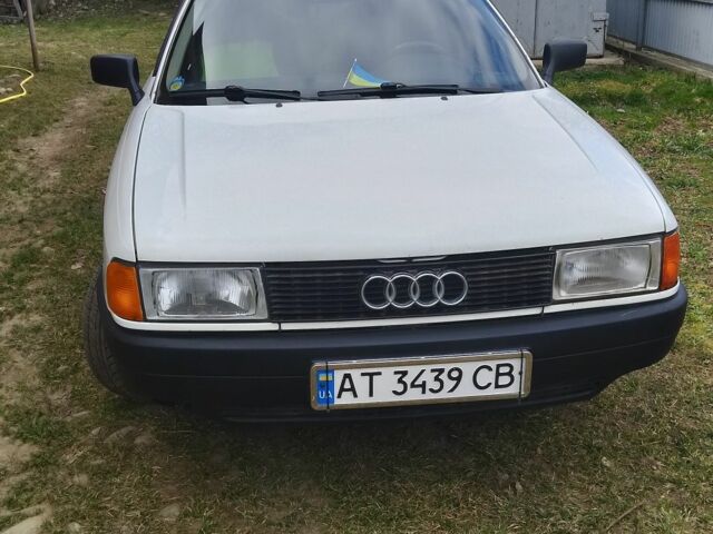 Білий Ауді 80, об'ємом двигуна 1.8 л та пробігом 200 тис. км за 1700 $, фото 1 на Automoto.ua