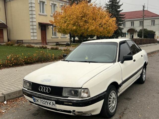 Білий Ауді 80, об'ємом двигуна 1.9 л та пробігом 111 тис. км за 1300 $, фото 1 на Automoto.ua