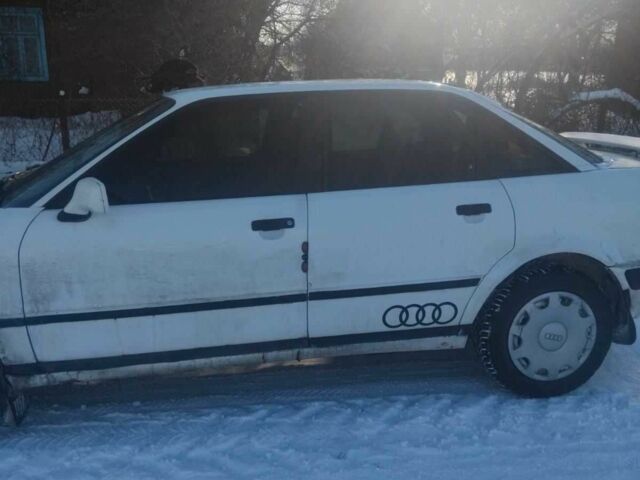 Білий Ауді 80, об'ємом двигуна 1 л та пробігом 46 тис. км за 1700 $, фото 1 на Automoto.ua