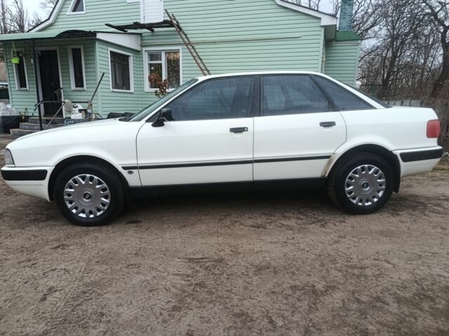Білий Ауді 80, об'ємом двигуна 2 л та пробігом 187 тис. км за 4150 $, фото 1 на Automoto.ua