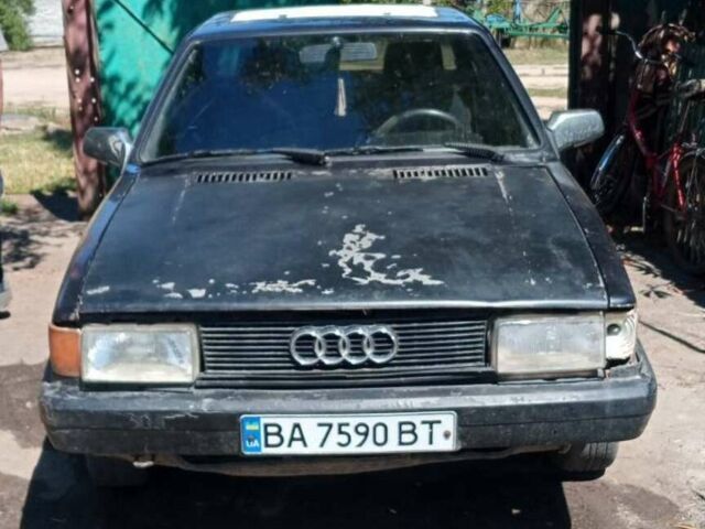 Черный Ауди 80, объемом двигателя 1.6 л и пробегом 200 тыс. км за 444 $, фото 1 на Automoto.ua