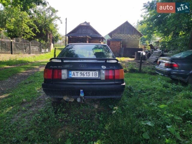 Чорний Ауді 80, об'ємом двигуна 1.8 л та пробігом 300 тис. км за 800 $, фото 1 на Automoto.ua