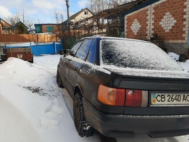 Чорний Ауді 80, об'ємом двигуна 1.8 л та пробігом 380 тис. км за 800 $, фото 1 на Automoto.ua