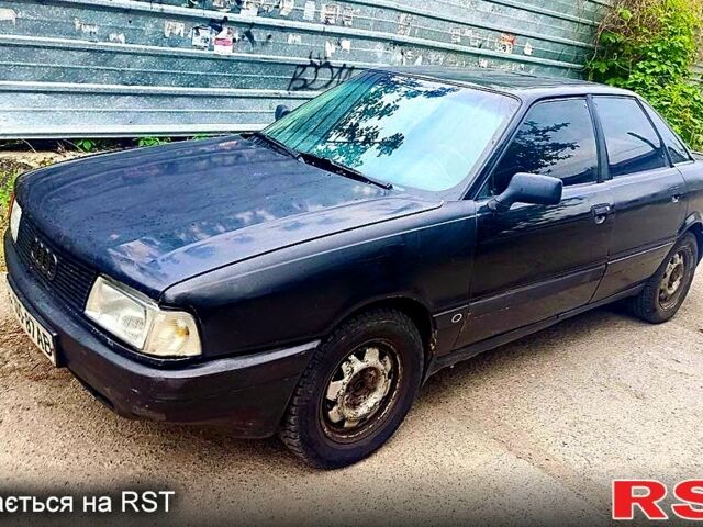 Черный Ауди 80, объемом двигателя 1.8 л и пробегом 280 тыс. км за 1250 $, фото 1 на Automoto.ua