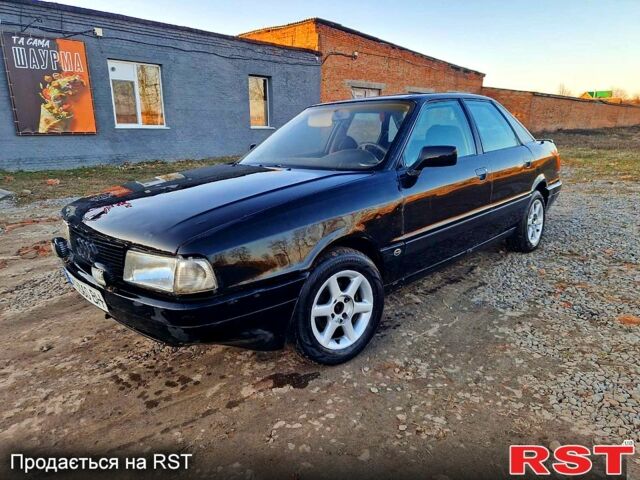 Черный Ауди 80, объемом двигателя 1.9 л и пробегом 352 тыс. км за 1300 $, фото 1 на Automoto.ua