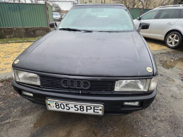 Черный Ауди 80, объемом двигателя 1 л и пробегом 4 тыс. км за 950 $, фото 1 на Automoto.ua
