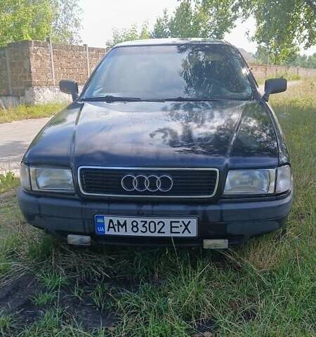 Черный Ауди 80, объемом двигателя 1.8 л и пробегом 500 тыс. км за 1500 $, фото 1 на Automoto.ua