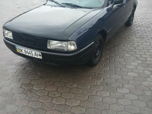 Черный Ауди 80, объемом двигателя 1.8 л и пробегом 224 тыс. км за 1350 $, фото 1 на Automoto.ua