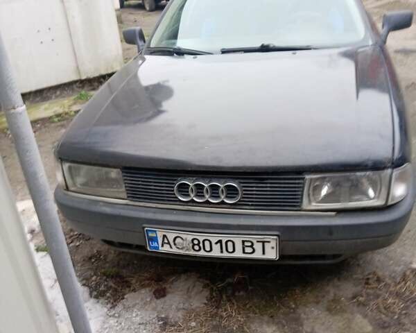 Черный Ауди 80, объемом двигателя 1.85 л и пробегом 400 тыс. км за 1200 $, фото 1 на Automoto.ua