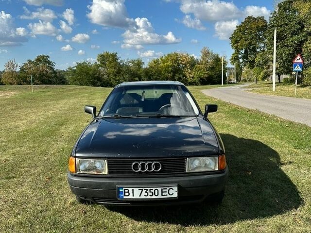 Чорний Ауді 80, об'ємом двигуна 2 л та пробігом 370 тис. км за 1800 $, фото 1 на Automoto.ua