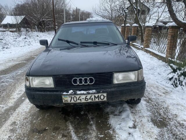 Черный Ауди 80, объемом двигателя 1.8 л и пробегом 3 тыс. км за 1300 $, фото 1 на Automoto.ua