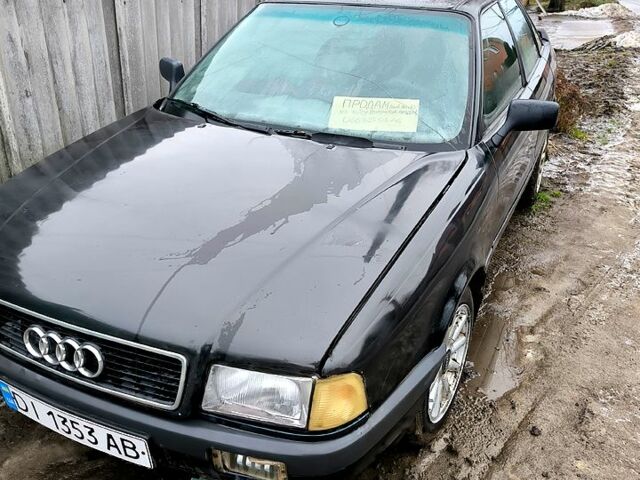 Чорний Ауді 80, об'ємом двигуна 1.8 л та пробігом 0 тис. км за 1600 $, фото 1 на Automoto.ua