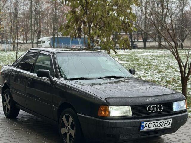 Черный Ауди 80, объемом двигателя 1.8 л и пробегом 600 тыс. км за 2150 $, фото 1 на Automoto.ua