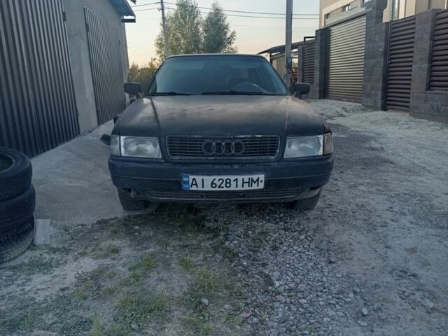 Чорний Ауді 80, об'ємом двигуна 1.8 л та пробігом 350 тис. км за 1299 $, фото 1 на Automoto.ua