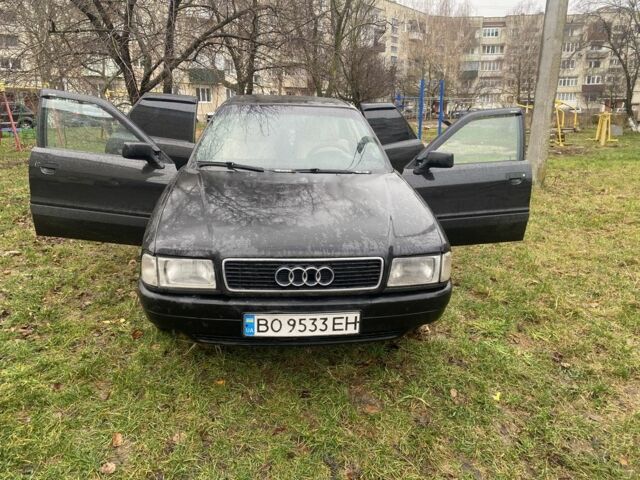 Чорний Ауді 80, об'ємом двигуна 1.8 л та пробігом 300 тис. км за 2200 $, фото 1 на Automoto.ua
