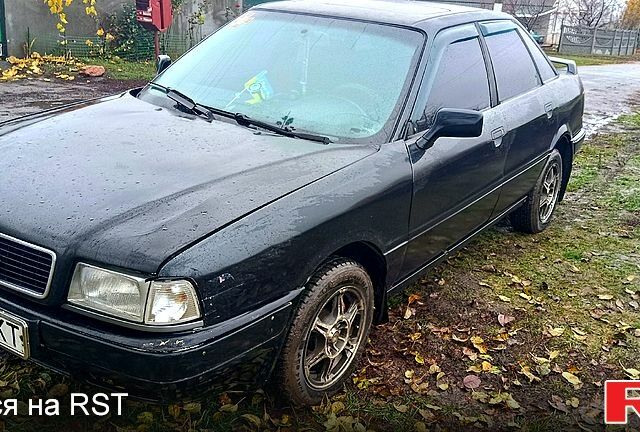 Черный Ауди 80, объемом двигателя 2 л и пробегом 250 тыс. км за 1300 $, фото 1 на Automoto.ua
