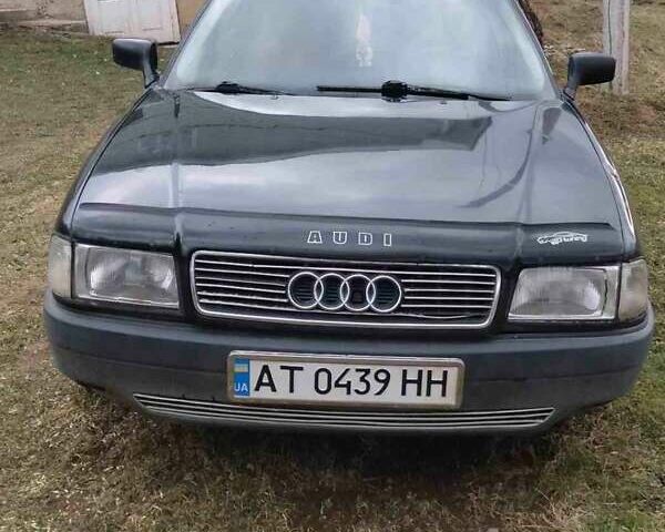 Черный Ауди 80, объемом двигателя 1.78 л и пробегом 300 тыс. км за 1750 $, фото 1 на Automoto.ua