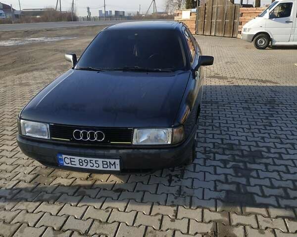 Черный Ауди 80, объемом двигателя 1.8 л и пробегом 239 тыс. км за 2300 $, фото 1 на Automoto.ua