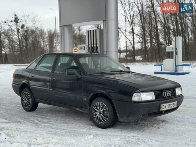 Чорний Ауді 80, об'ємом двигуна 1.6 л та пробігом 273 тис. км за 1300 $, фото 1 на Automoto.ua
