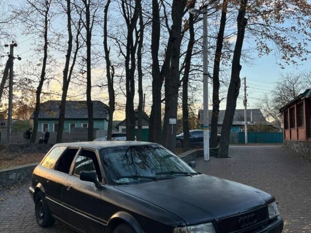 Чорний Ауді 80, об'ємом двигуна 1.9 л та пробігом 260 тис. км за 650 $, фото 1 на Automoto.ua