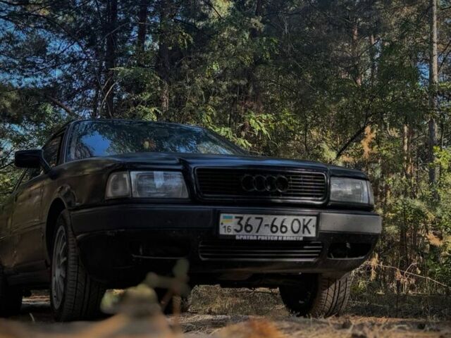 Черный Ауди 80, объемом двигателя 1.9 л и пробегом 518 тыс. км за 1999 $, фото 1 на Automoto.ua