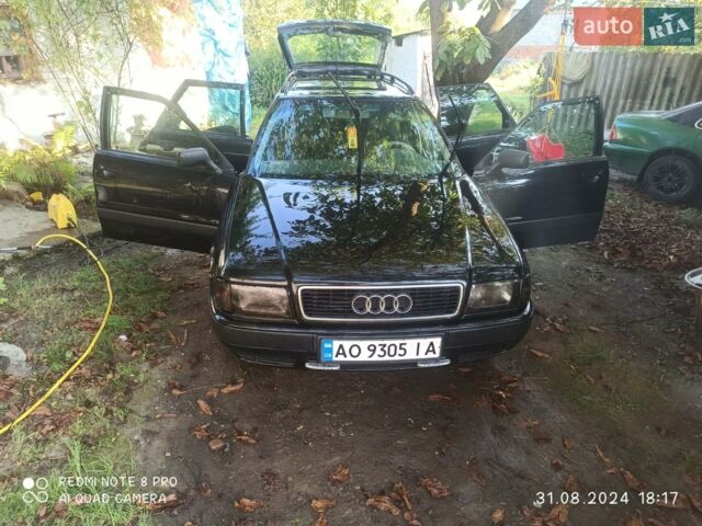 Черный Ауди 80, объемом двигателя 2.6 л и пробегом 314 тыс. км за 2700 $, фото 1 на Automoto.ua