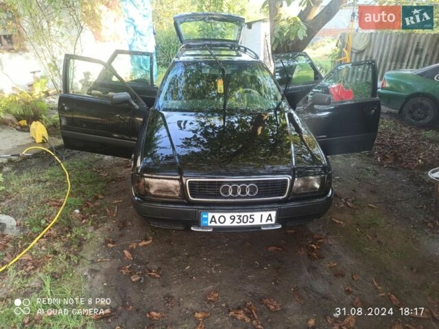 Черный Ауди 80, объемом двигателя 2.6 л и пробегом 314 тыс. км за 2700 $, фото 1 на Automoto.ua