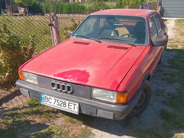 Червоний Ауді 80, об'ємом двигуна 1.6 л та пробігом 100 тис. км за 269 $, фото 1 на Automoto.ua