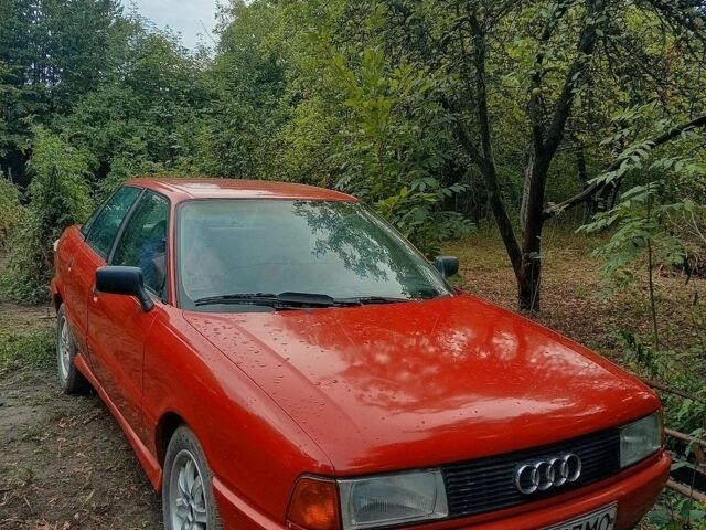 Червоний Ауді 80, об'ємом двигуна 1.8 л та пробігом 333 тис. км за 1000 $, фото 1 на Automoto.ua