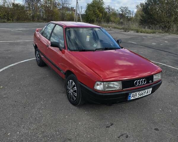 Червоний Ауді 80, об'ємом двигуна 1.8 л та пробігом 453 тис. км за 1800 $, фото 1 на Automoto.ua