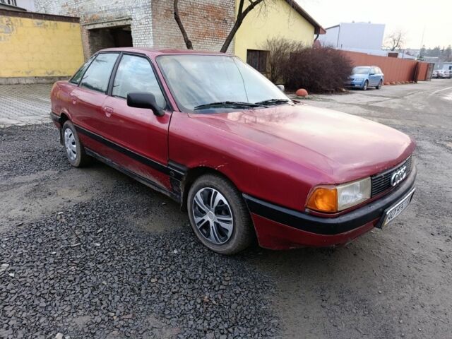 Червоний Ауді 80, об'ємом двигуна 1.6 л та пробігом 321 тис. км за 880 $, фото 1 на Automoto.ua