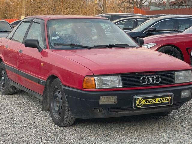 Червоний Ауді 80, об'ємом двигуна 1.8 л та пробігом 260 тис. км за 1999 $, фото 1 на Automoto.ua