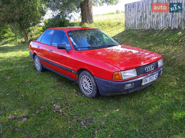 Червоний Ауді 80, об'ємом двигуна 1.8 л та пробігом 23 тис. км за 1400 $, фото 1 на Automoto.ua