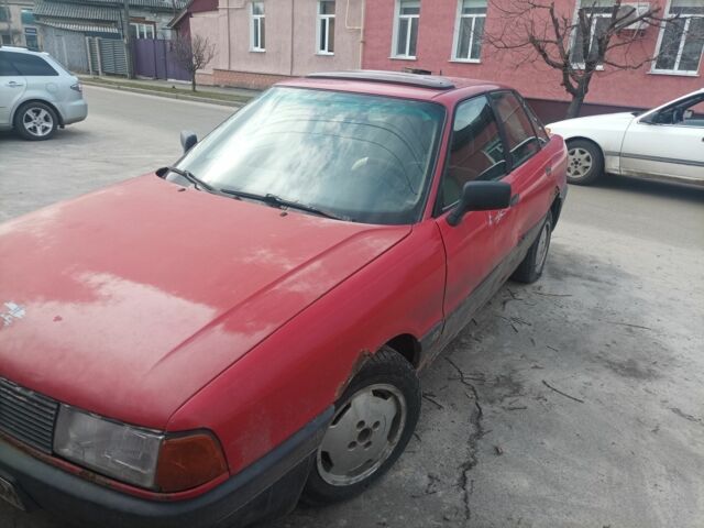 Червоний Ауді 80, об'ємом двигуна 1.8 л та пробігом 340 тис. км за 700 $, фото 1 на Automoto.ua