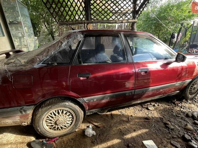 Красный Ауди 80, объемом двигателя 2 л и пробегом 400 тыс. км за 1500 $, фото 1 на Automoto.ua