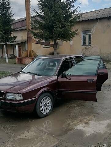 Красный Ауди 80, объемом двигателя 1.78 л и пробегом 440 тыс. км за 2450 $, фото 1 на Automoto.ua
