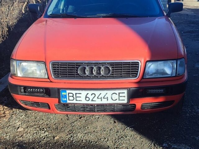 Червоний Ауді 80, об'ємом двигуна 2 л та пробігом 375 тис. км за 2300 $, фото 1 на Automoto.ua